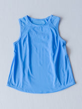 Pleated Tank Top - Blue